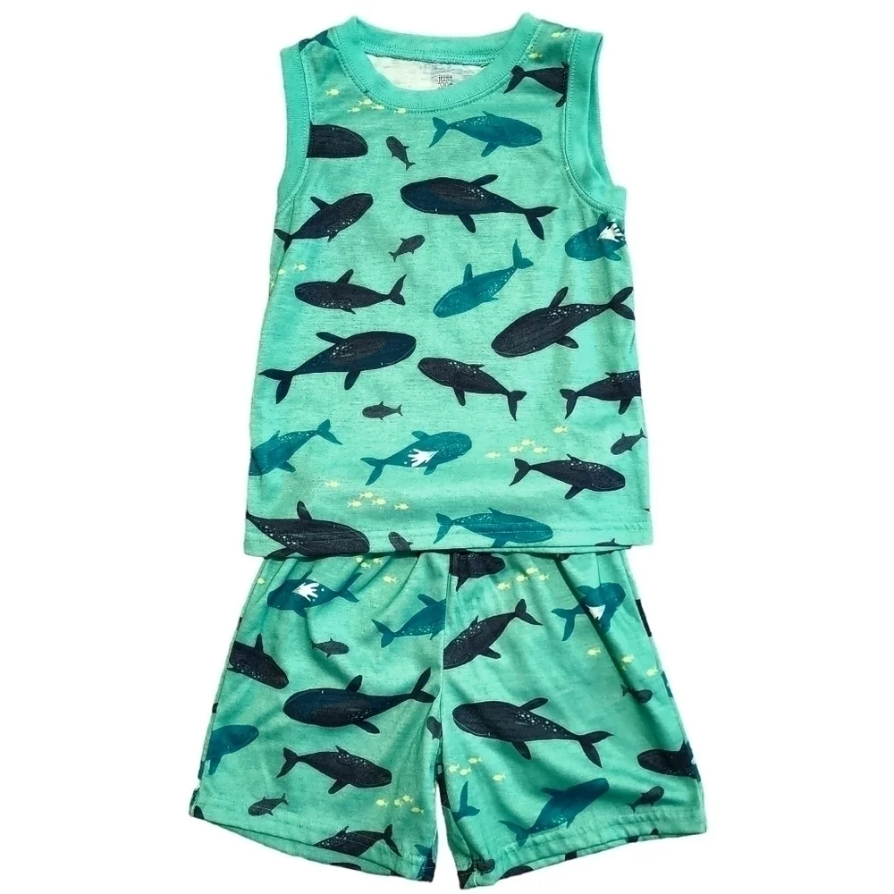 Carter's Just One You Shark Short Set - 4T